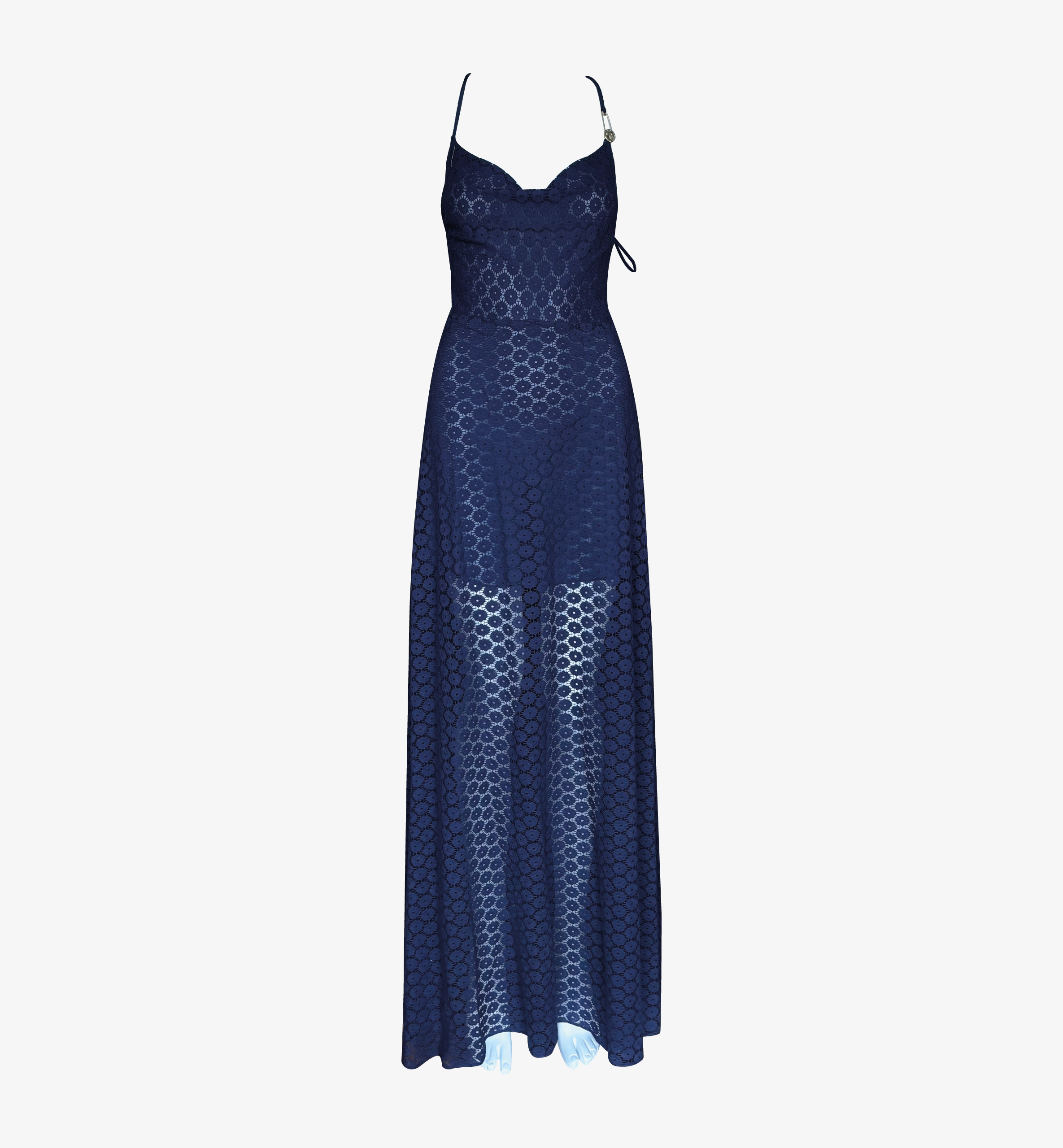 Vestido Silvana Azul